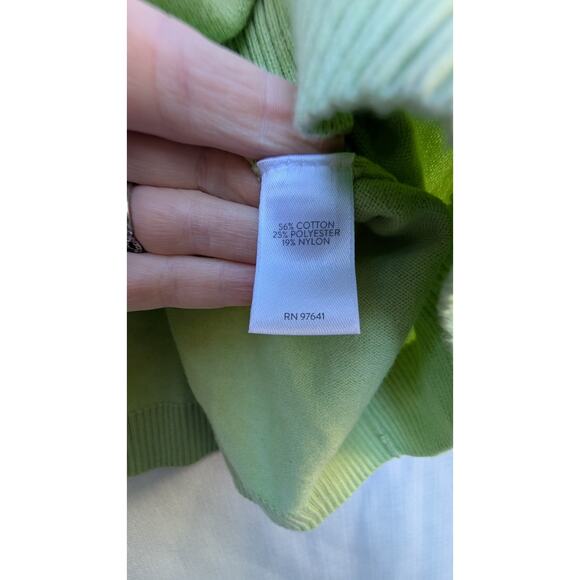 J Jill Women's Upland Grove Sweater Sz 2X Endive Green Cozy Chic Casual NWT - Picture 7 of 8